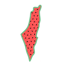 Watermelon Palestine Sticker