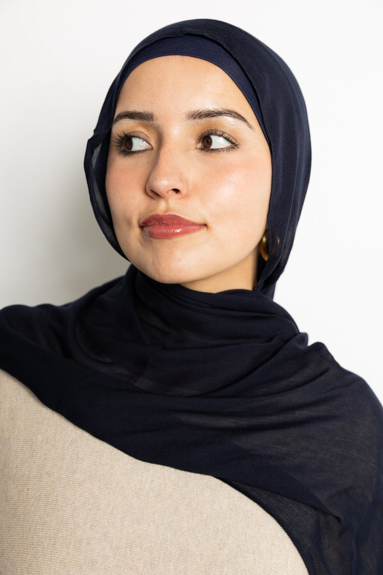 Modal Hijab - Blueberry