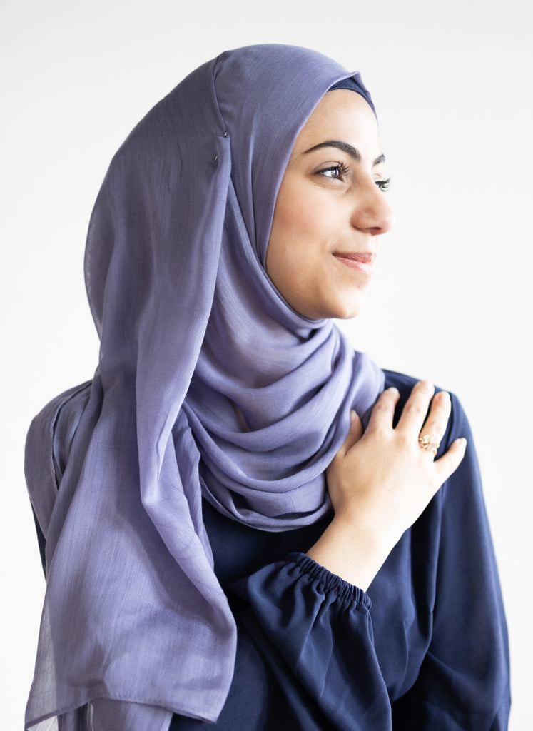 Modal Hijab - Periwinkle – Bella Hijabs