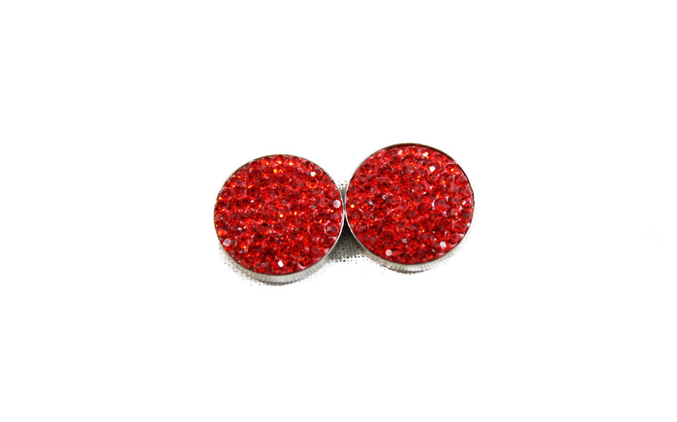 Crystal Magnetic Pin - Red