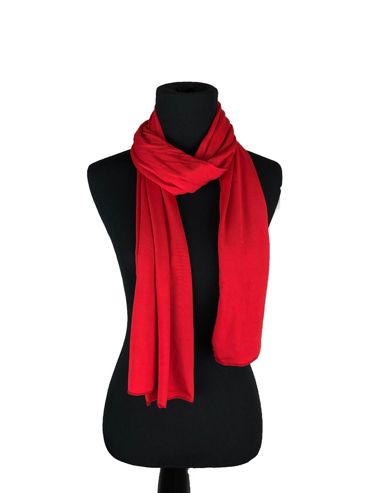 Lycra Hijab Wrap - Red
