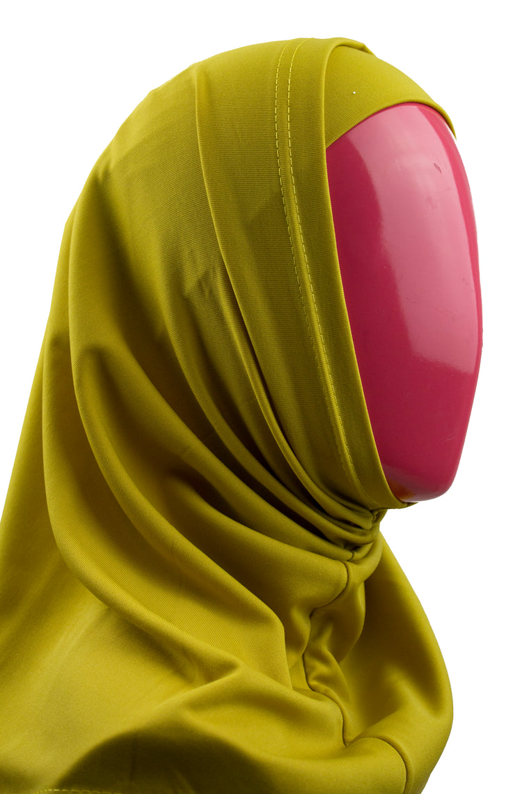 Two-Piece Amira Hijab - Light Mustard