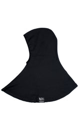 black spandex one piece workout hijab