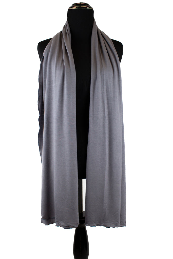 jersey hijab in dark gray