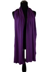 jersey hijab in plum dark purple