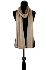 jersey hijab in taupe