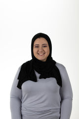 jersey hijab in black