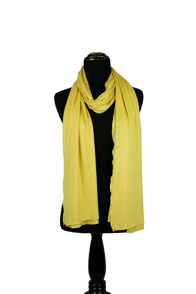 jersey hijab in dull yellow