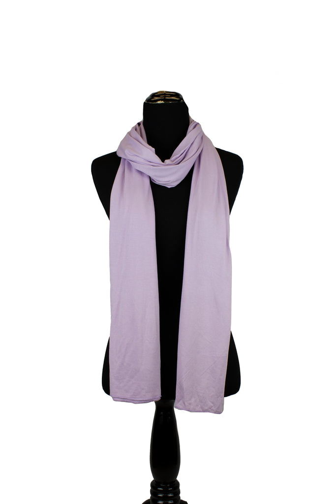 jersey hijab in lilac
