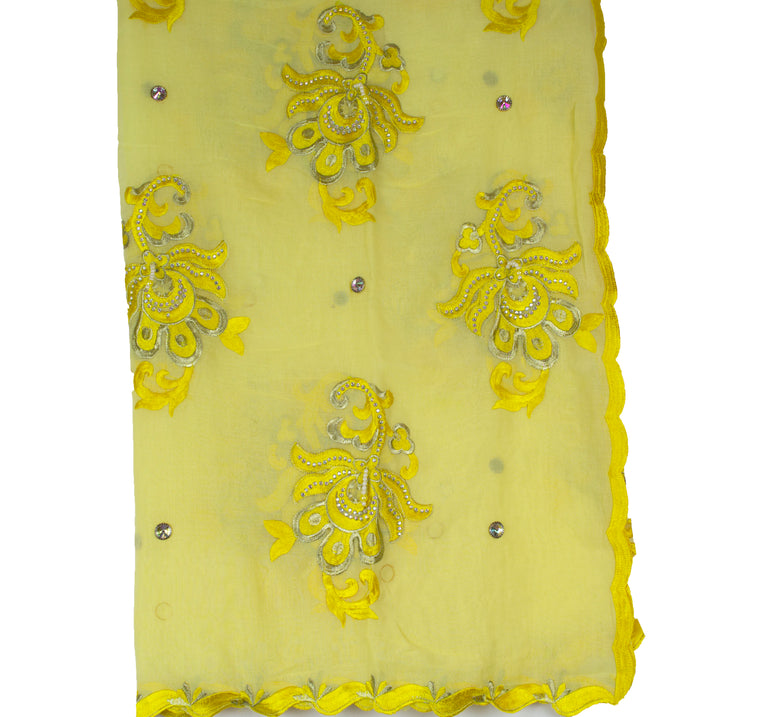 Mayafi Shawl Wrap - Yellow