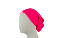 neon pink undercap for hijab