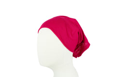 hot pink under scarf tube cap for hijab
