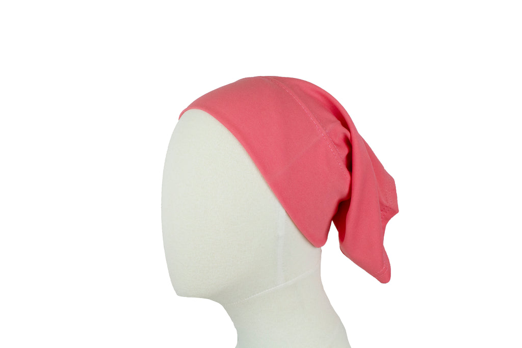 pink under scarf tube cap for hijab
