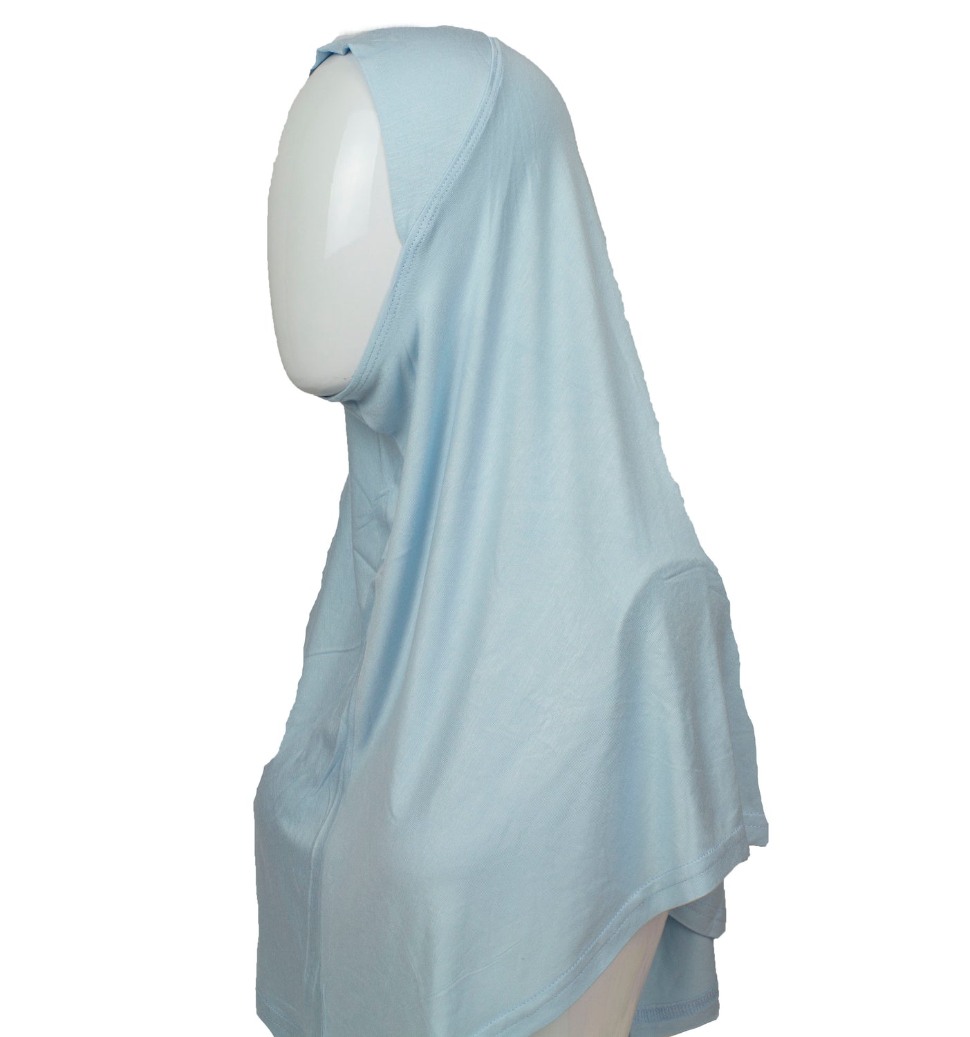 baby blue slip on one piece jersey hijab