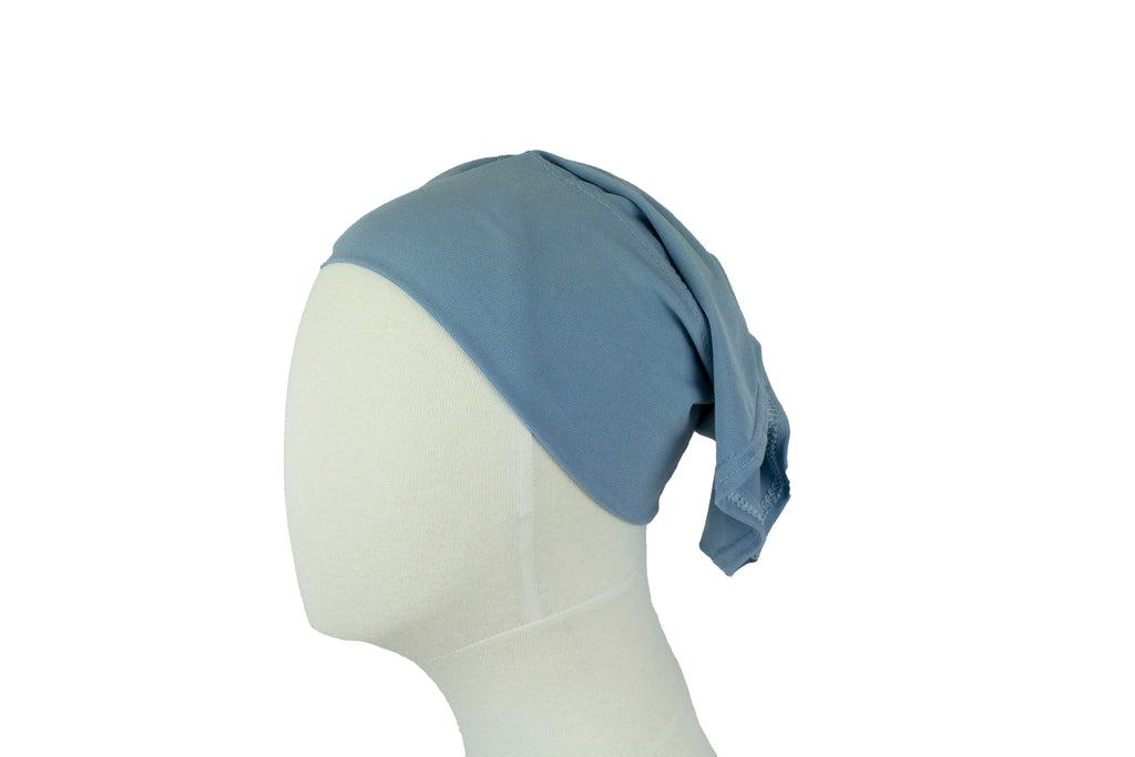 dusty blue undercap for hijab