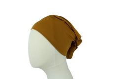 bronze under scarf tube cap for hijab