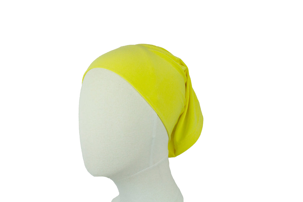 yellow under cap for hijab