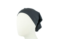 charchoal gray under scarf tube cap bonnet for under hijab