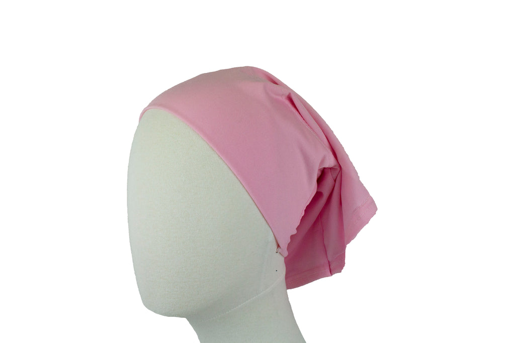 light pink under scarf tube cap for hijab