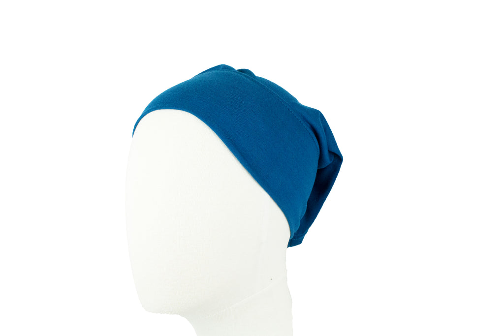 blue under scarf tube cap for hijab