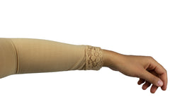 Lace Stretchy Sleeve Extender - Tan