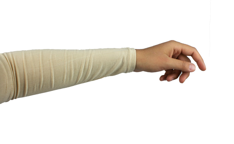 Jersey Stretchy Sleeve Extender - Sand Creme