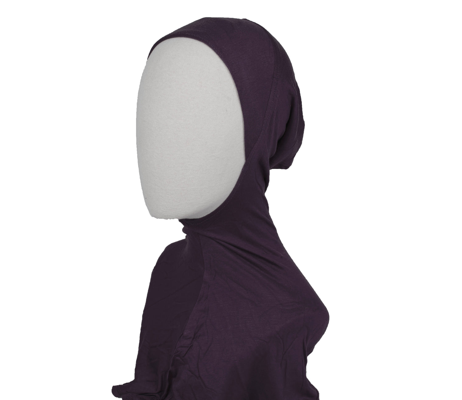 plum ninja full coverage under scarf cap for the hijab