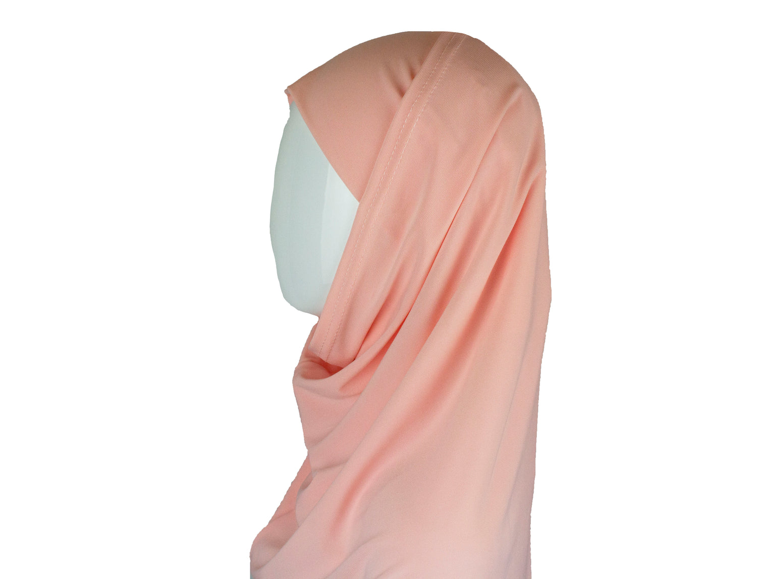 light pink two piece amira slip on hijab