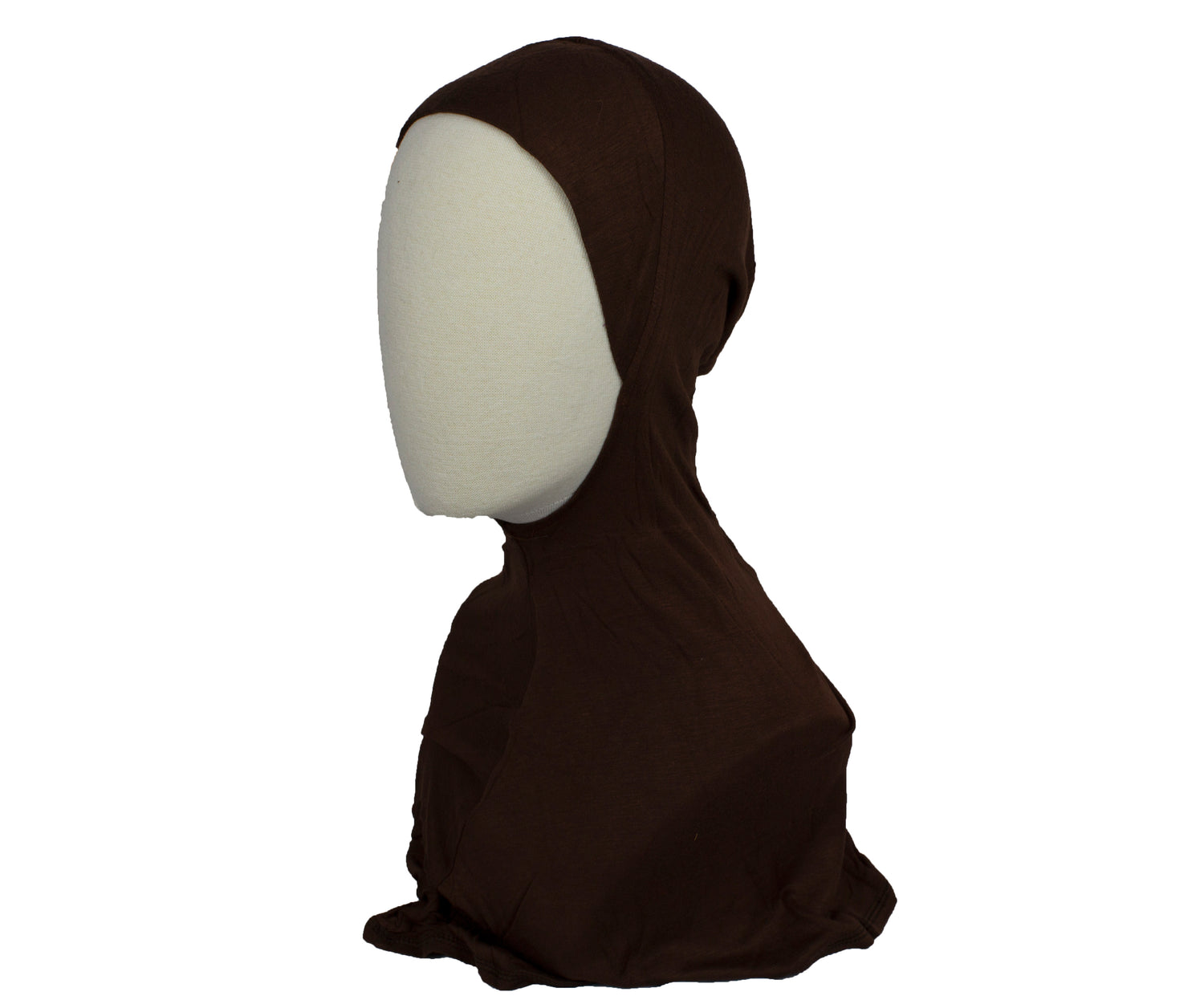 chocolate brown ninja full coverage under scarf cap for the hijab