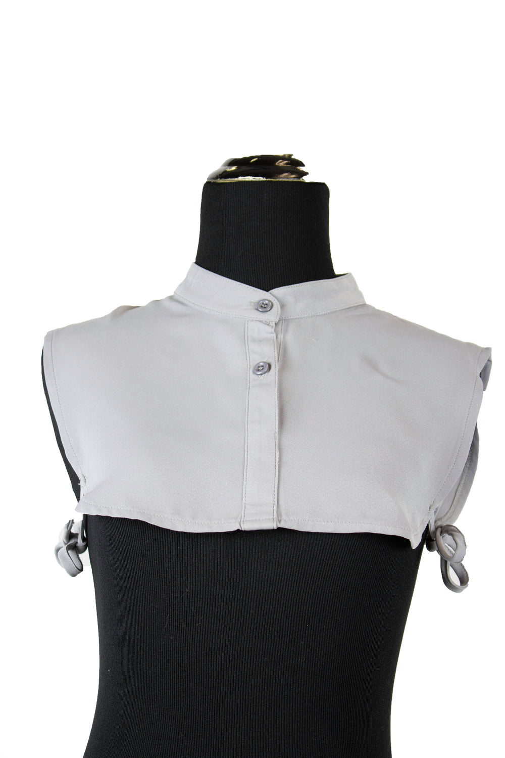 grey fake collar with buttons