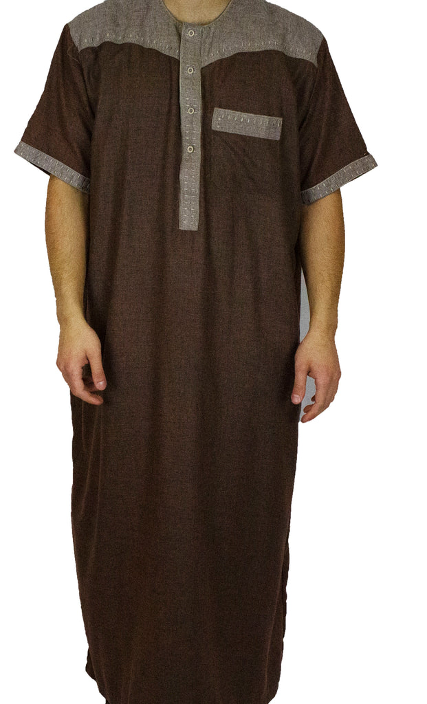 mens short sleeve thobe dishdash jilbab silwar kameez