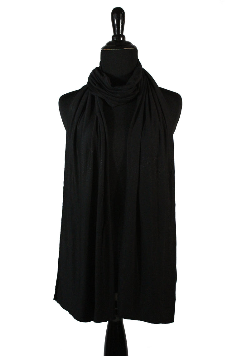 jersey hijab in black