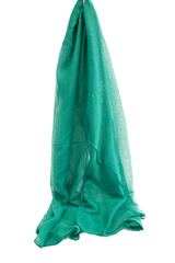 green viscose glitter hijab