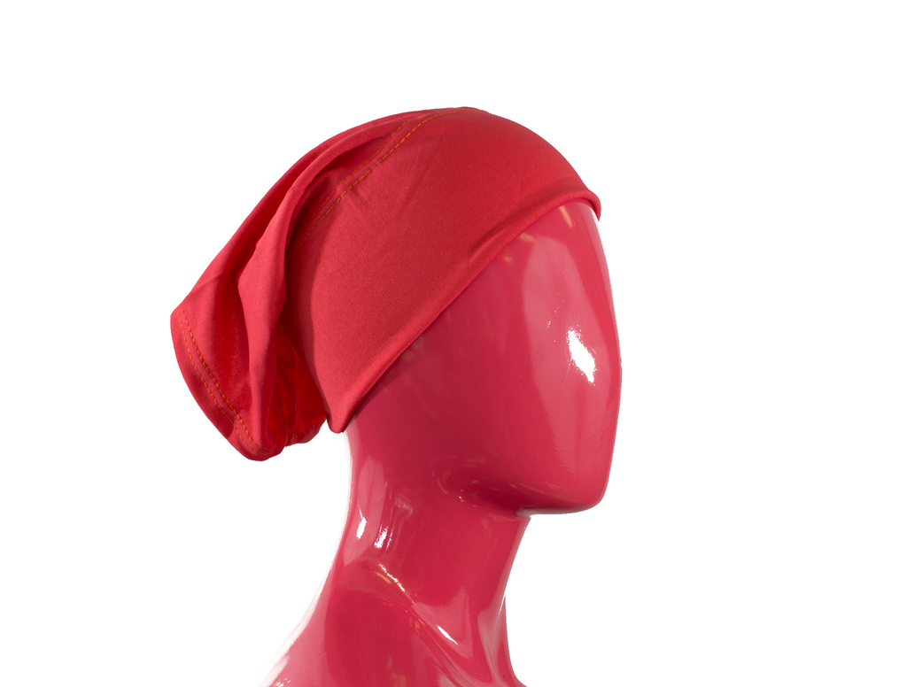 hot pink under scarf tube cap for hijab