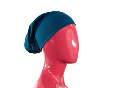 dark blue under scarf tube cap bonnet for under hijab