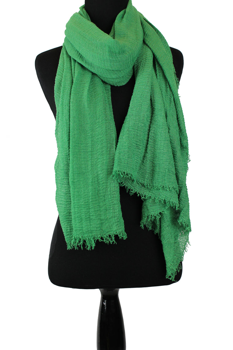 Premium Cotton Hijab - Green