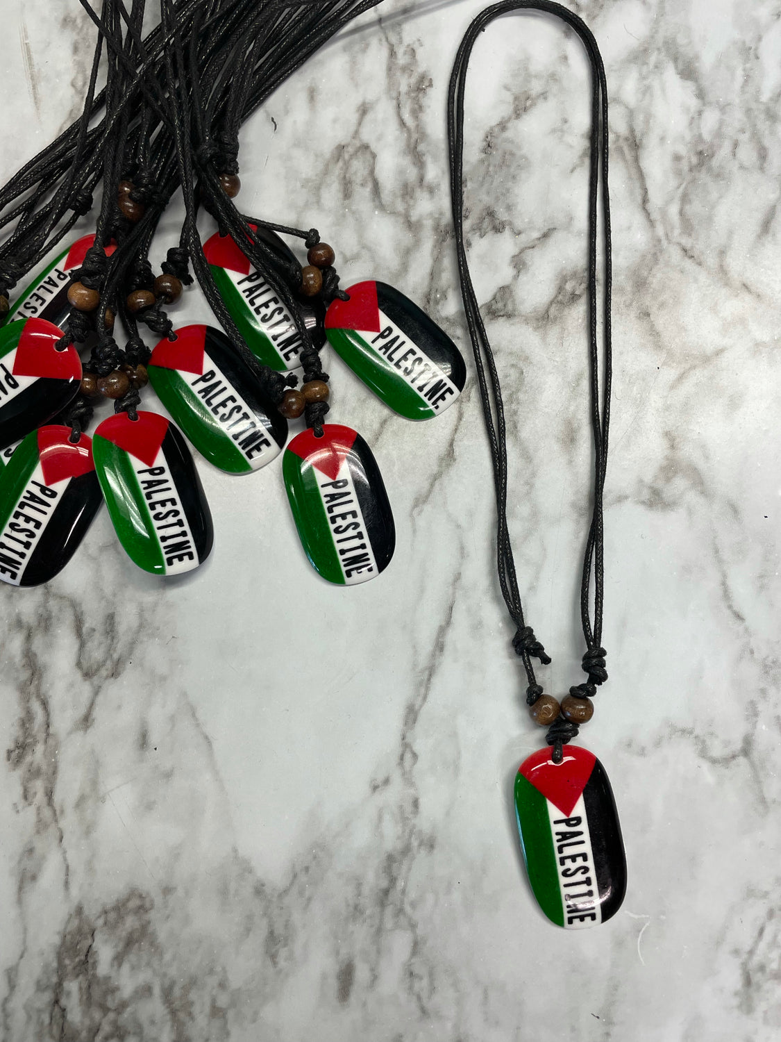 palestine pendant necklace