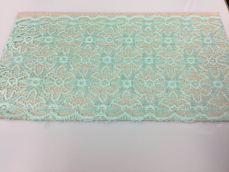 Lace Under Scarf Tube Cap - Teal