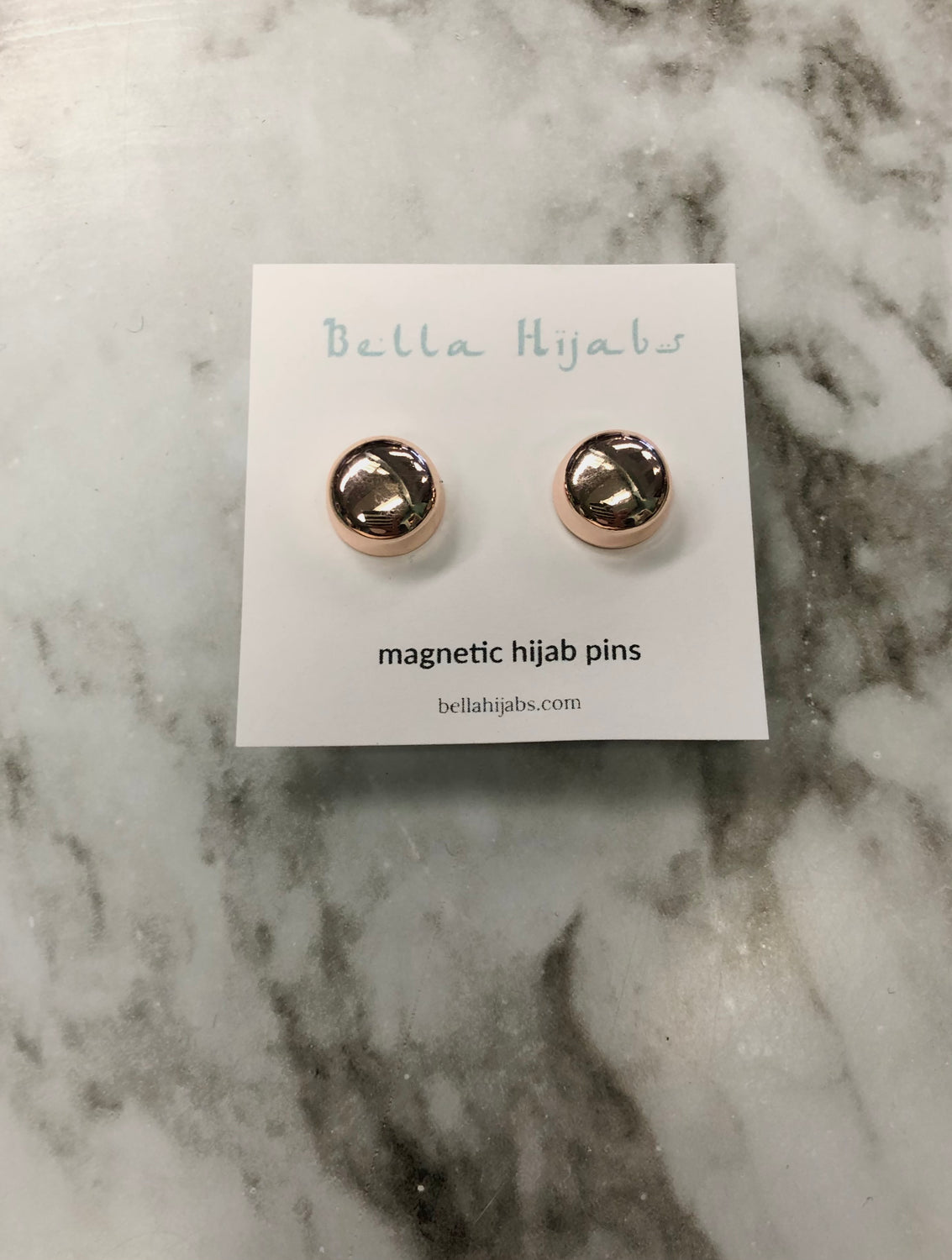 rose gold set of two clasp magnet snag free hijab pins