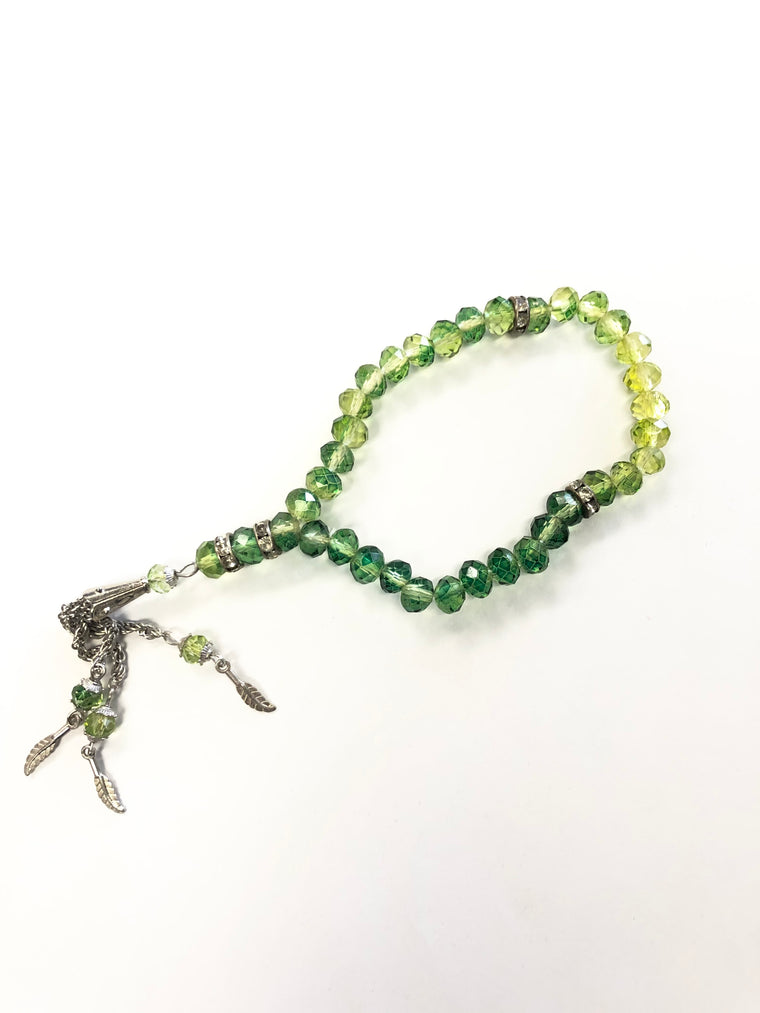 Mini Tasbeeh (33 beads) - Lime