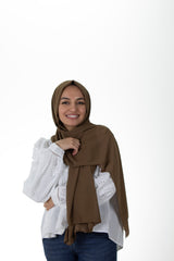 olive chiffon hijab