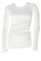 white long sleeved basic top