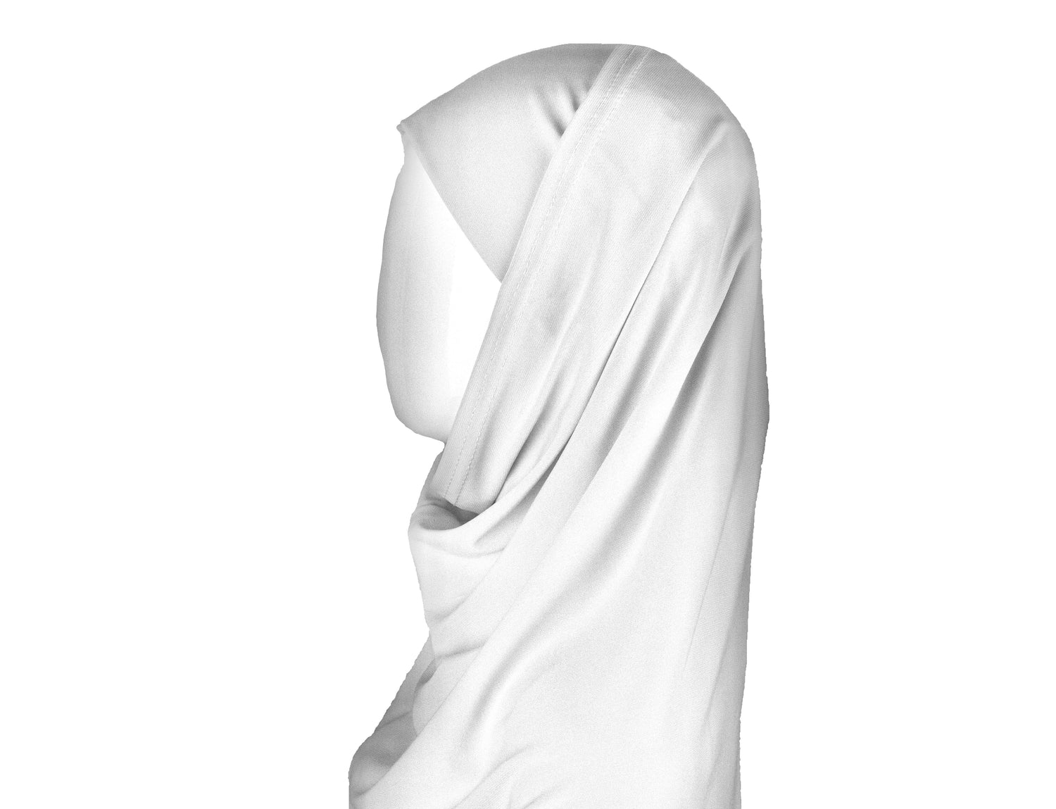 white two piece amira slip on hijab