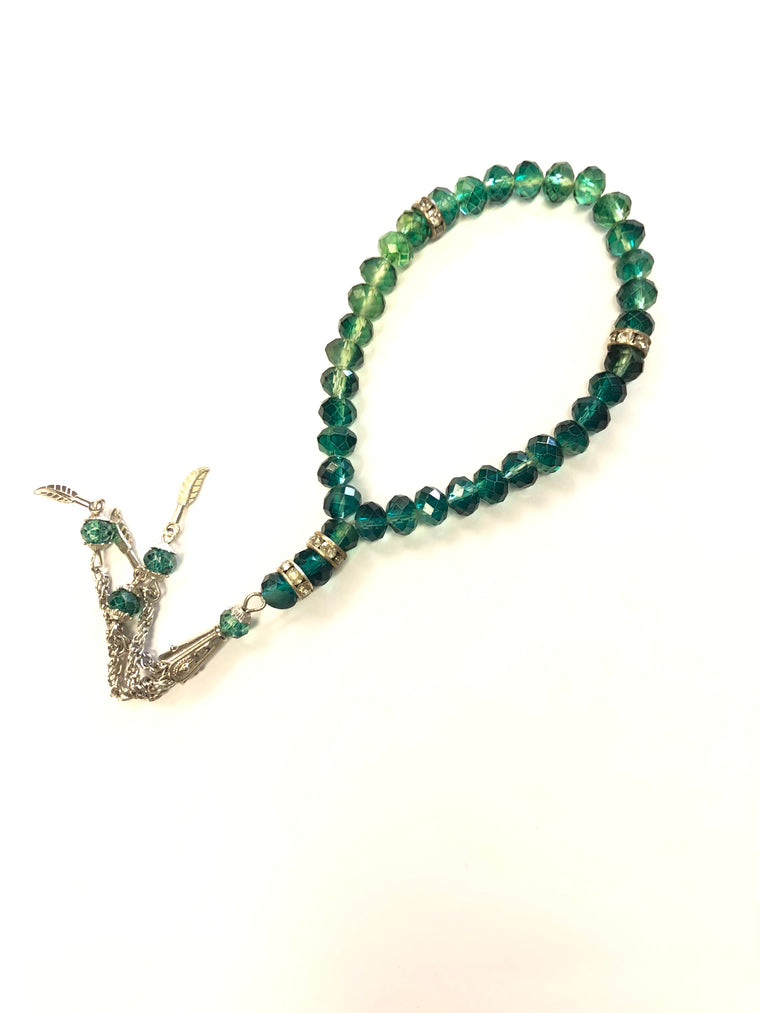 Mini Tasbeeh (33 beads) - Green