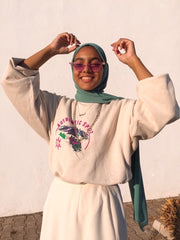 turquoise chiffon hijab lounge wear
