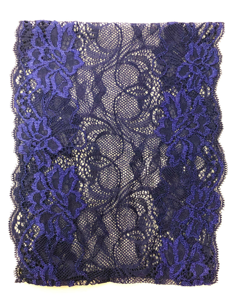 Lace Under Scarf Tube Cap - Navy