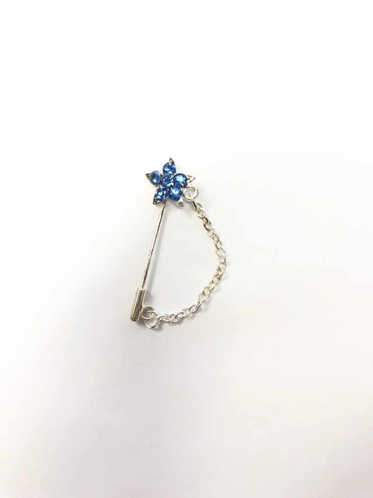 Clasp Pin - Blue Star