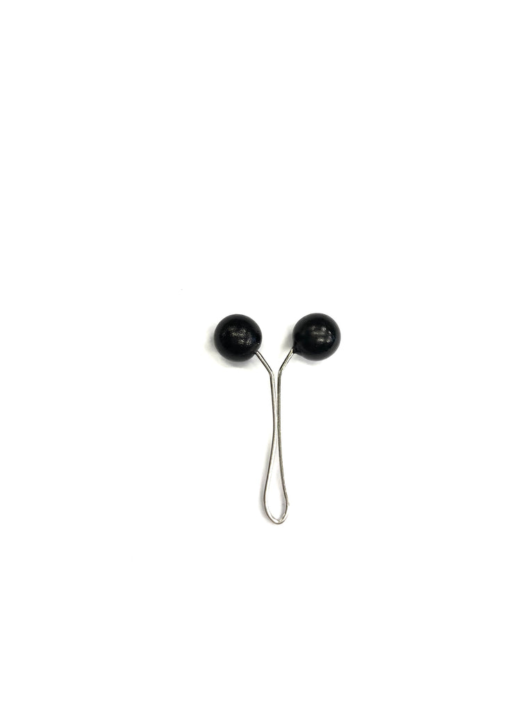 Pearl Glider Pin - Black
