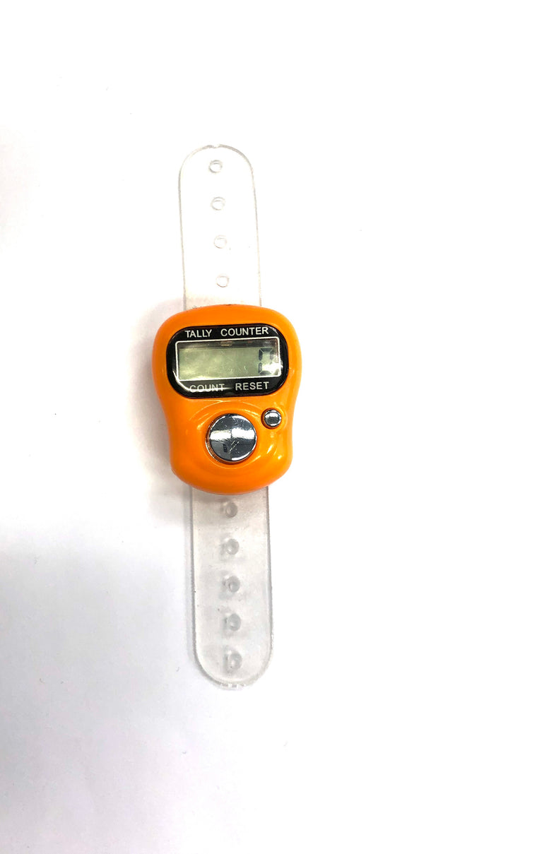 Electronic Finger Tasbeeh - Orange