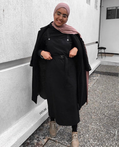 jersey hijab in mocha brown